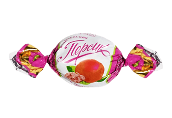 Конфета Конфета Королевский персик с миндалем в йогуртовой глазури